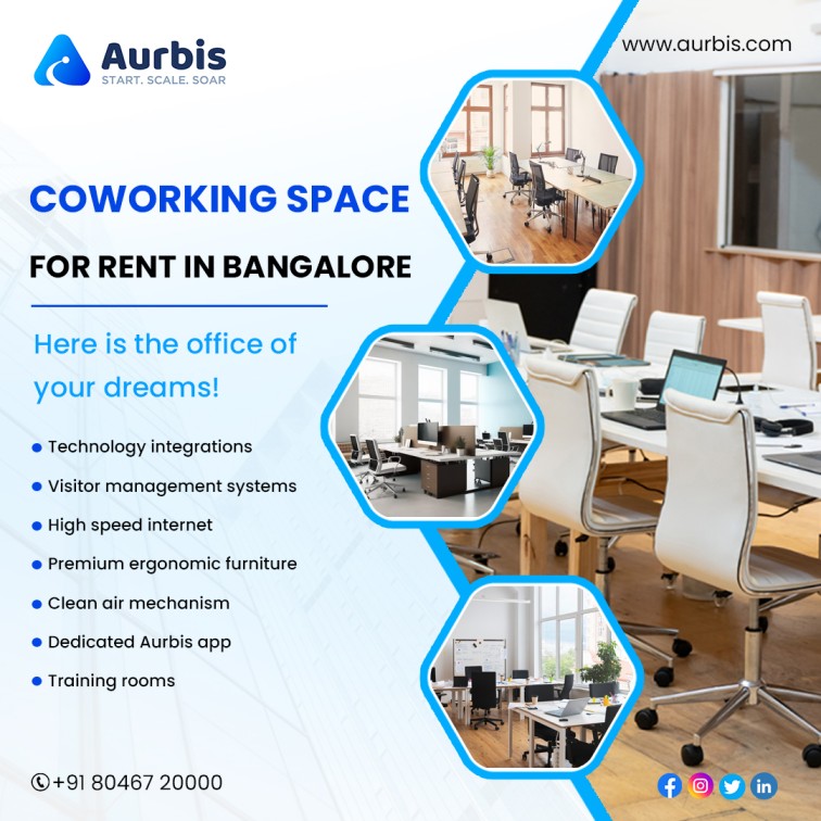 Co-Working Space for rent in Bangalore - Aurbis.com,Bengaluru,Real Estate,For Rent : Shops & Offices